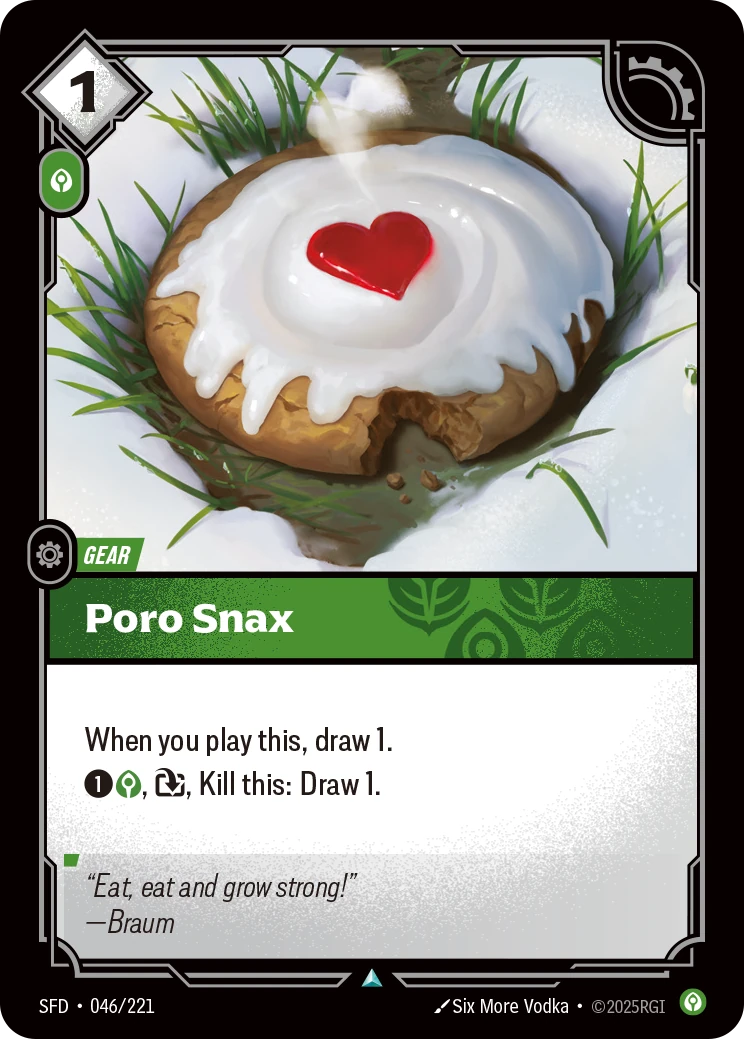 Poro Snax 卡圖