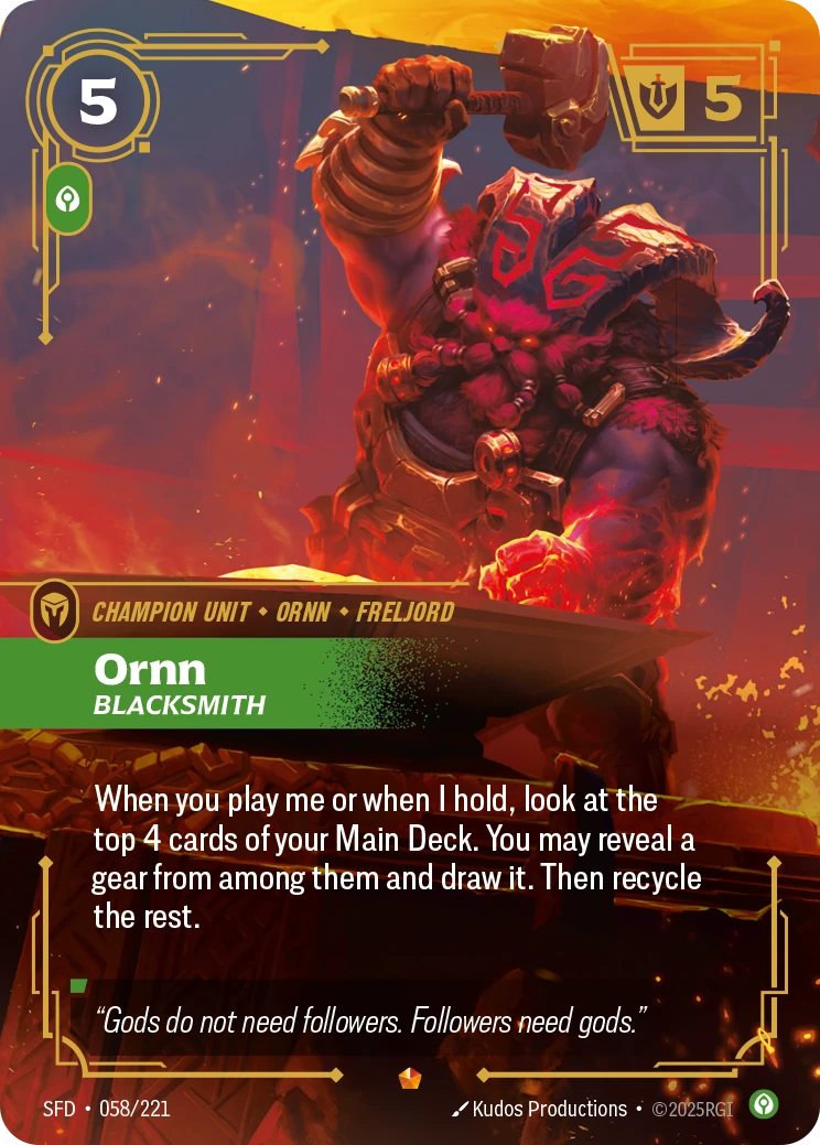 Ornn, Blacksmith 卡圖