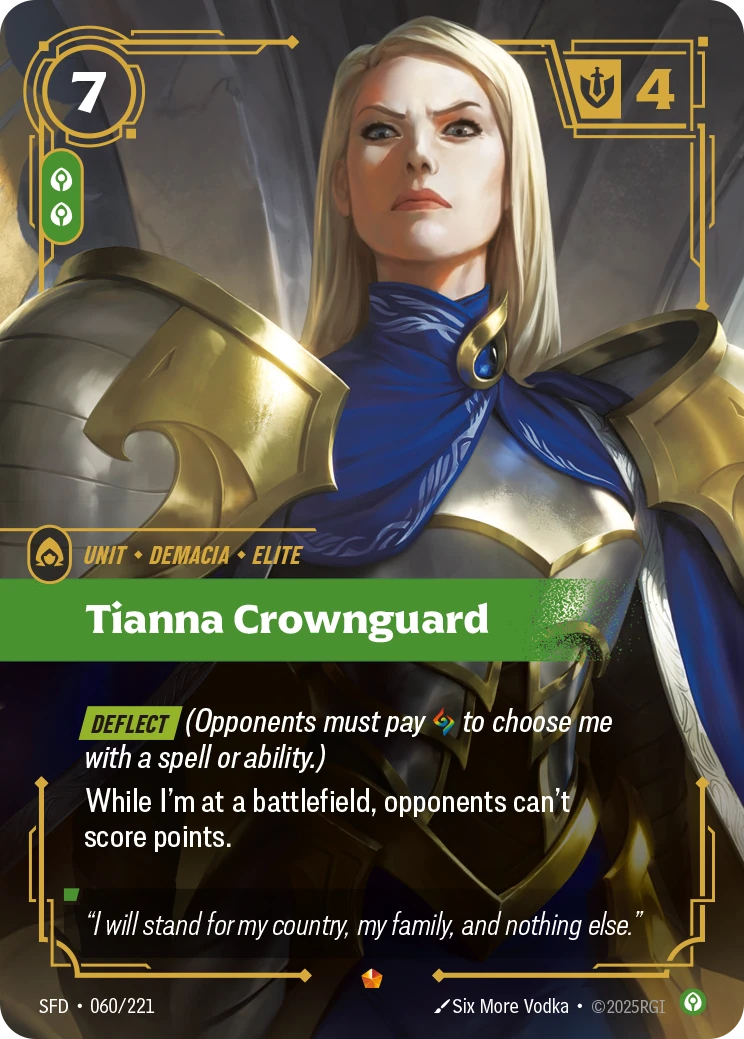 Tianna Crownguard 卡圖