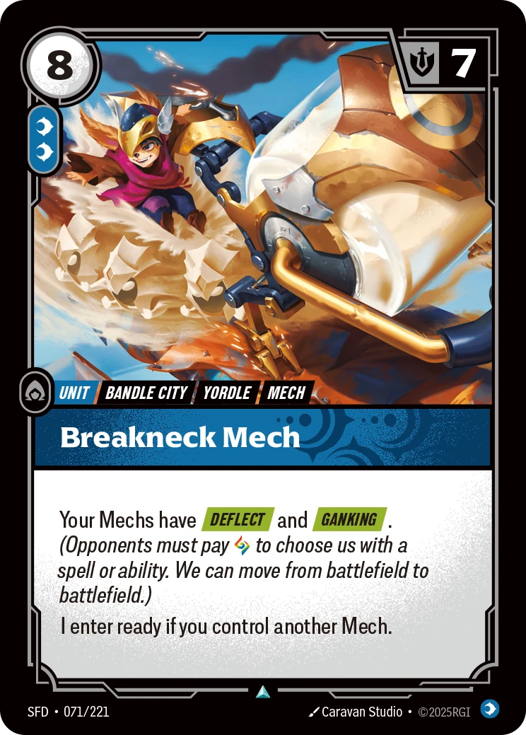 Breakneck Mech 卡圖