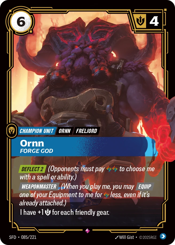 Ornn, Forge God 卡圖