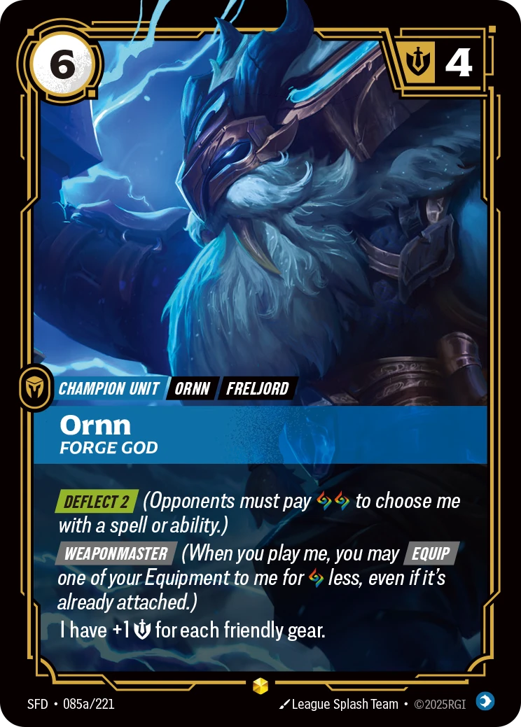 Ornn, Forge God 卡圖