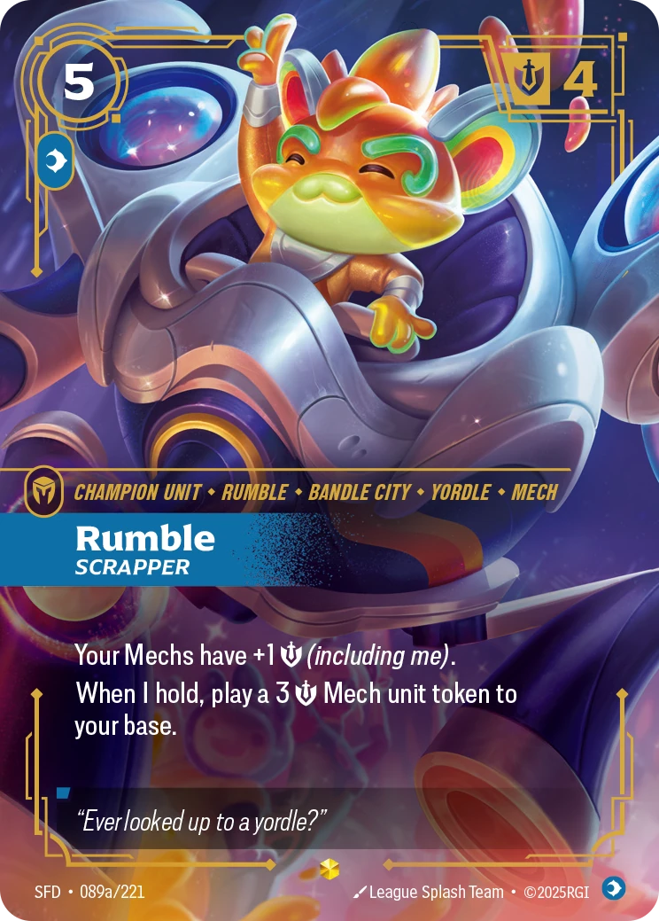 Rumble, Scrapper 卡圖