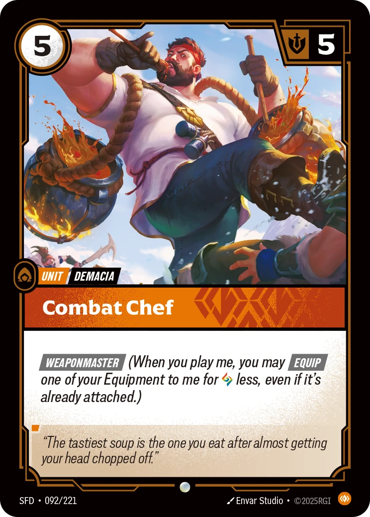 Combat Chef 卡圖