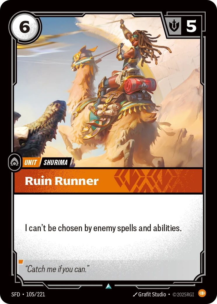 Ruin Runner 卡圖