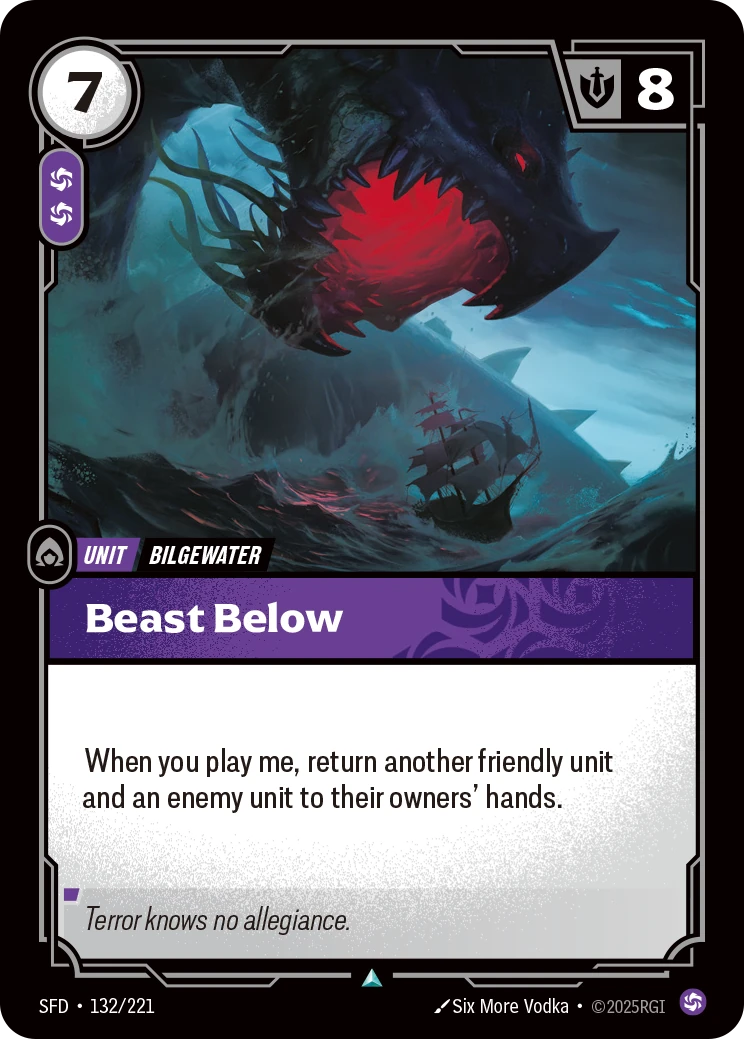 Beast Below 卡圖