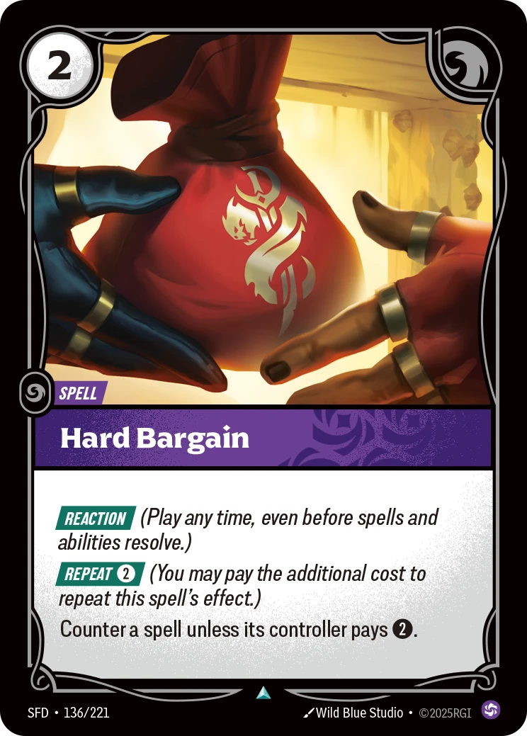 Hard Bargain 卡圖