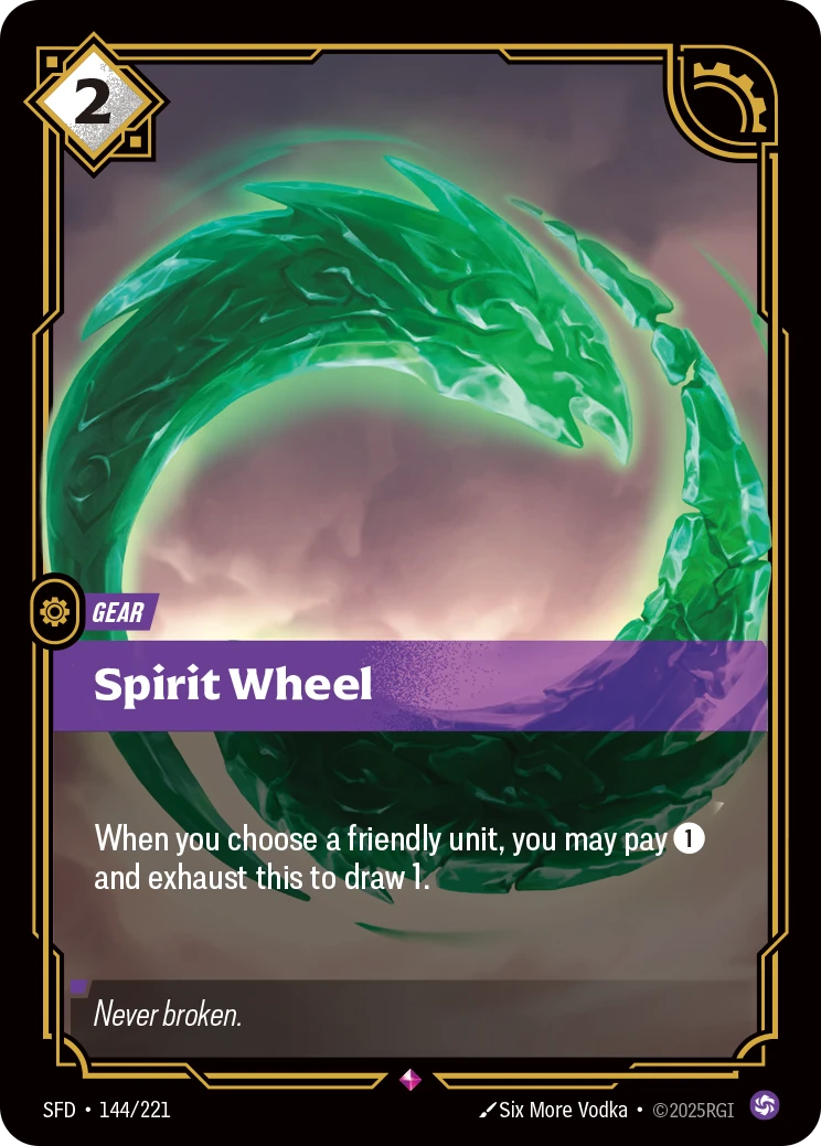 Spirit Wheel 卡圖