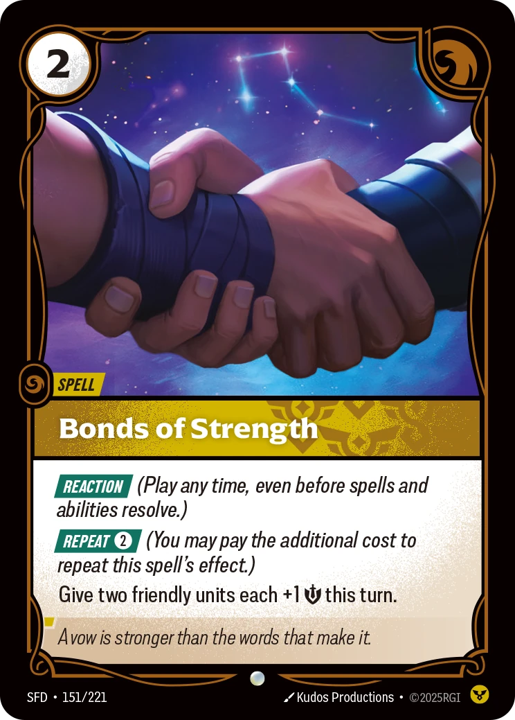 Bonds of Strength 卡圖