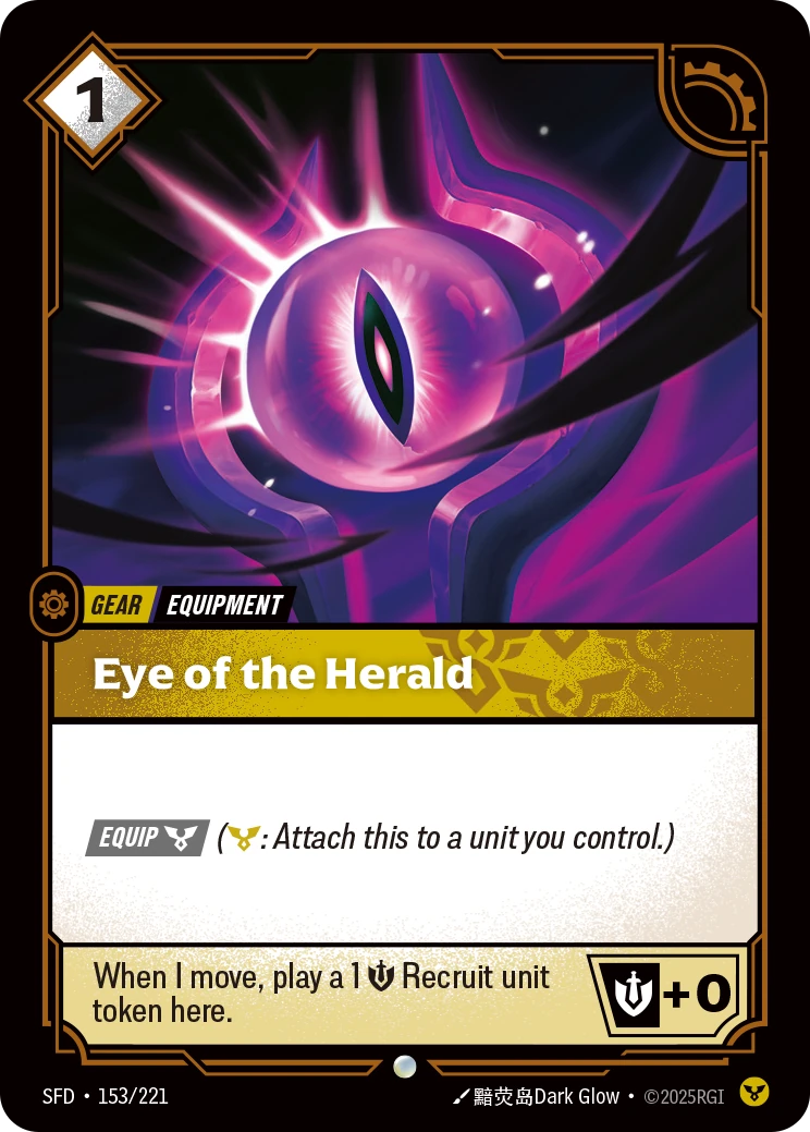 Eye of the Herald 卡圖