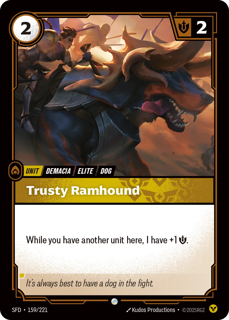 Trusty Ramhound 卡圖