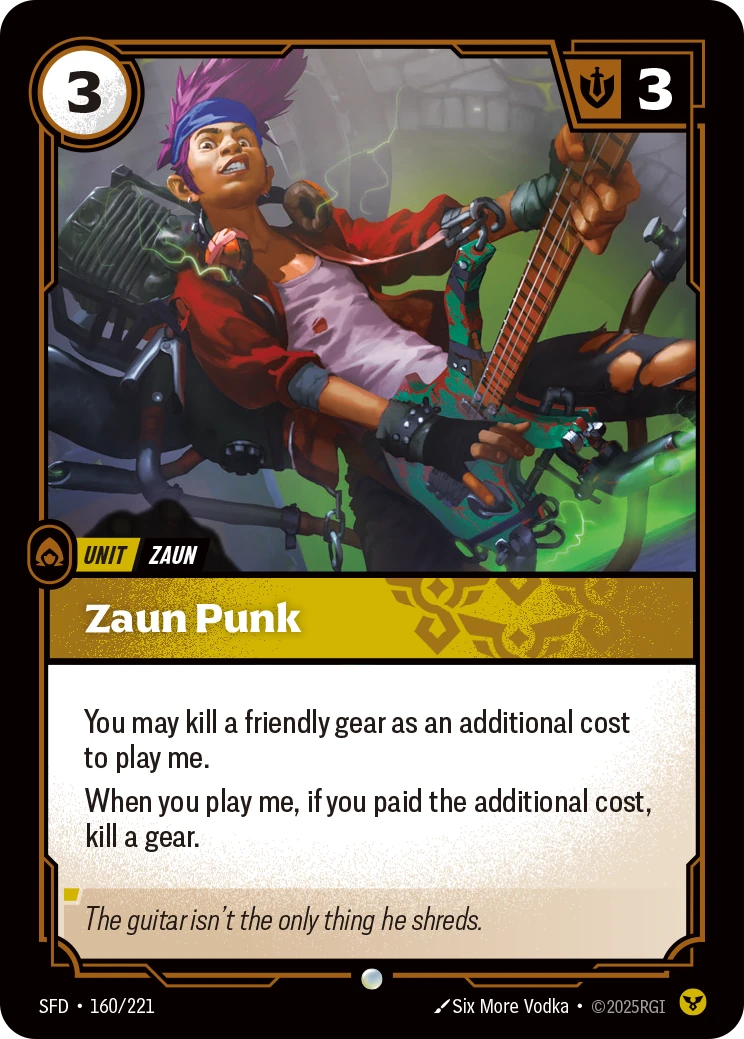 Zaun Punk 卡圖