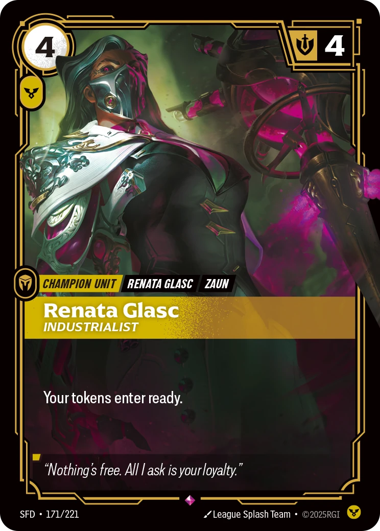 Renata Glasc, Industrialist 卡圖