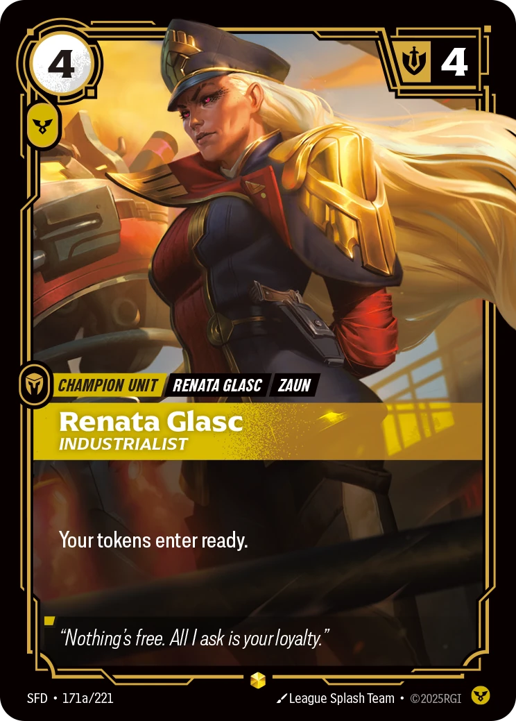 Renata Glasc, Industrialist 卡圖