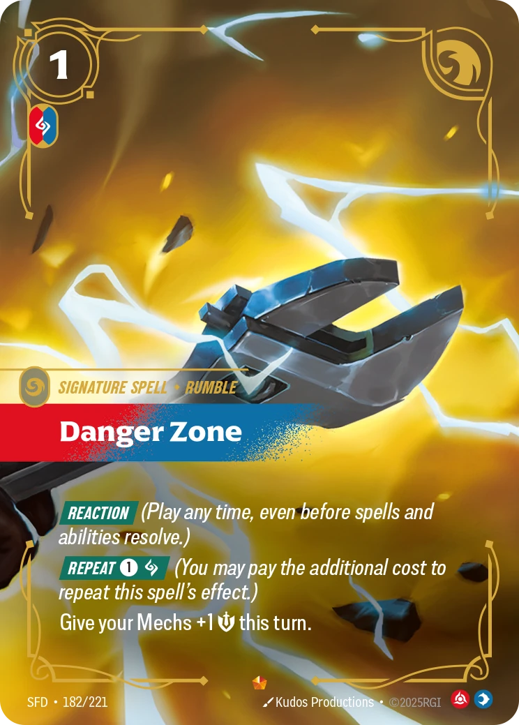Danger Zone 卡圖