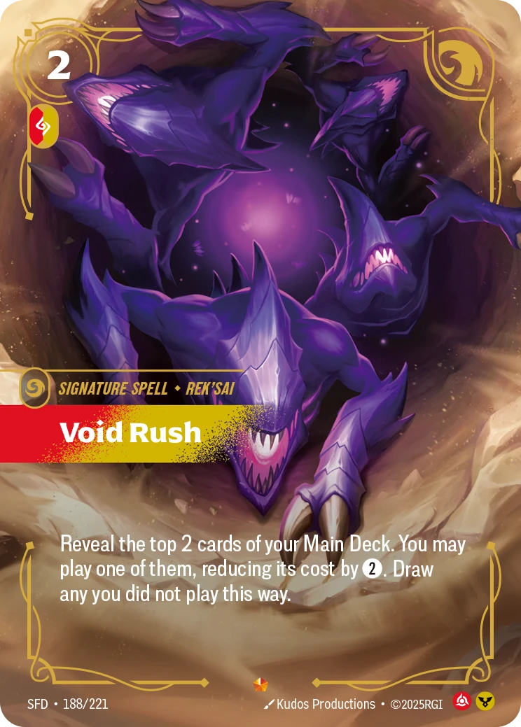 Void Rush 卡圖