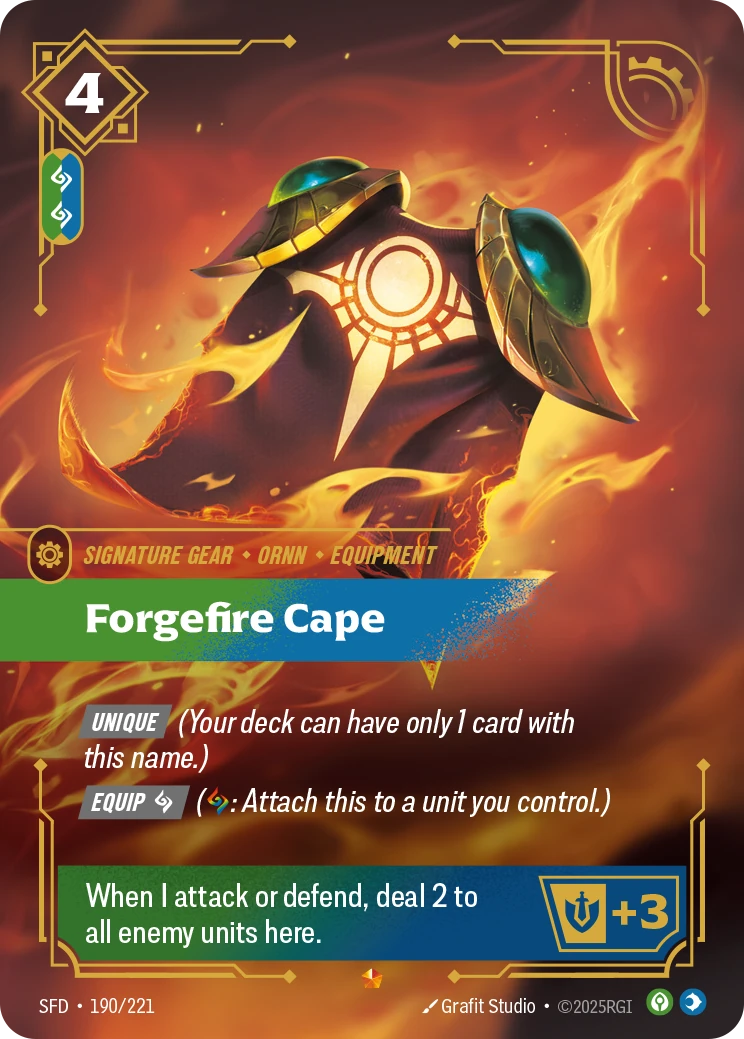 Forgefire Cape 卡圖