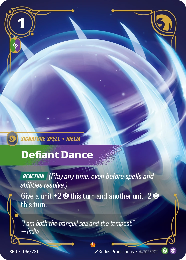 Defiant Dance 卡圖