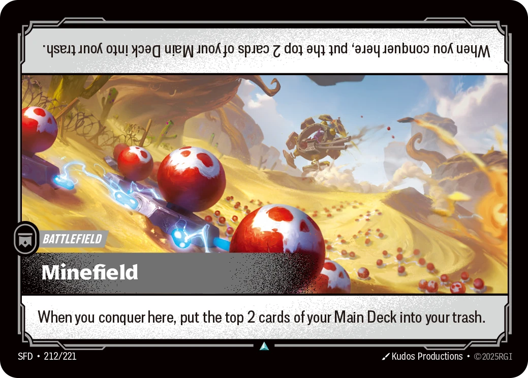 Minefield 卡圖