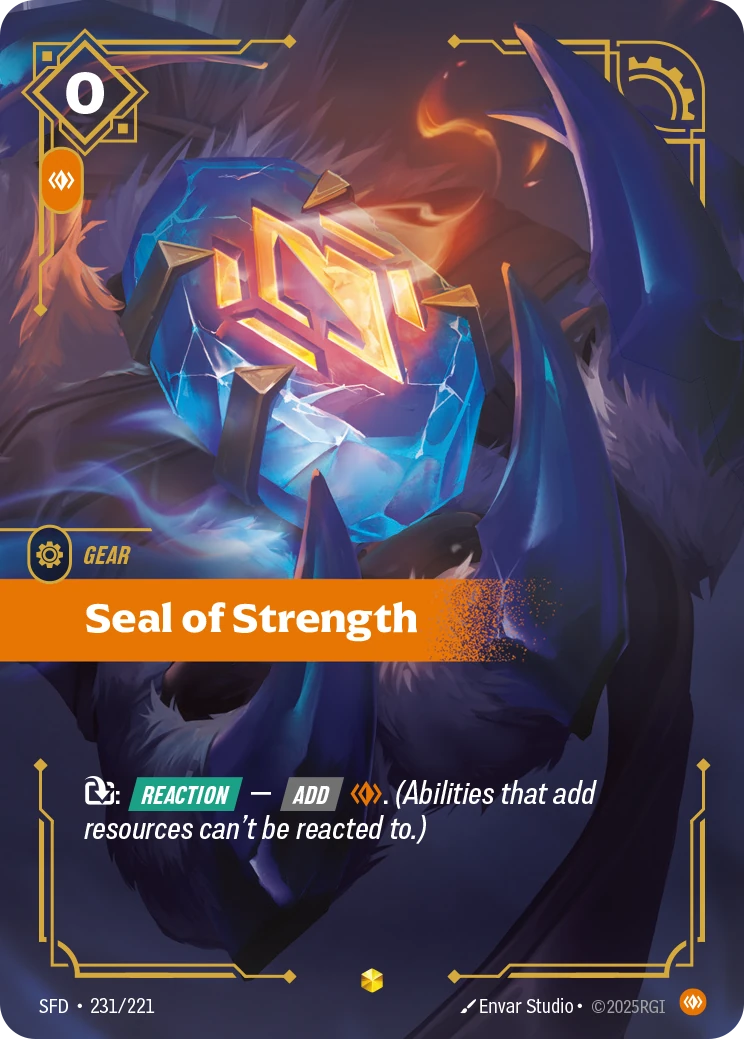 Seal of Strength 卡圖
