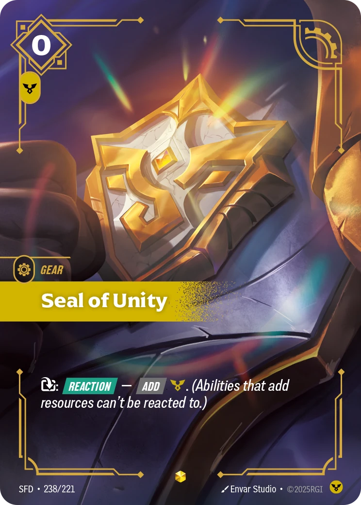 Seal of Unity 卡圖
