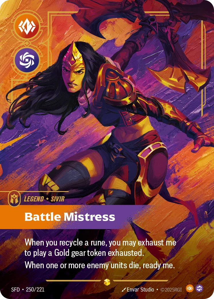 Battle Mistress 卡圖