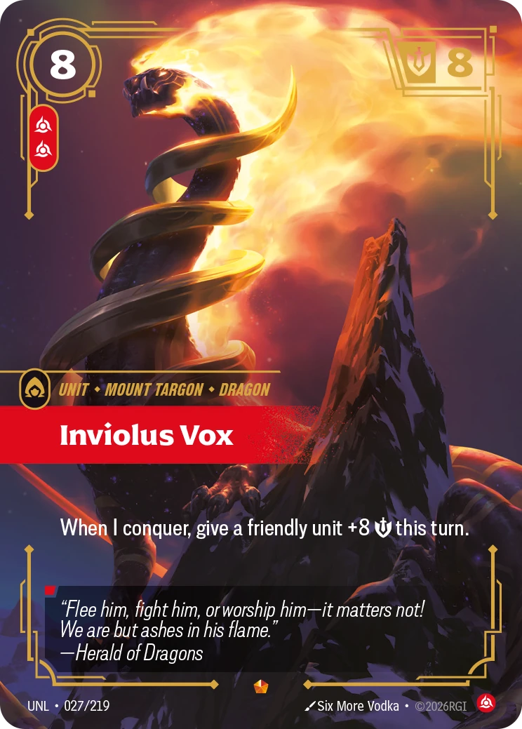 Inviolus Vox 卡圖