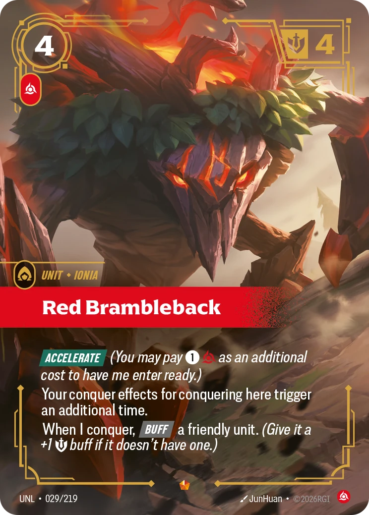 Red Brambleback 卡圖