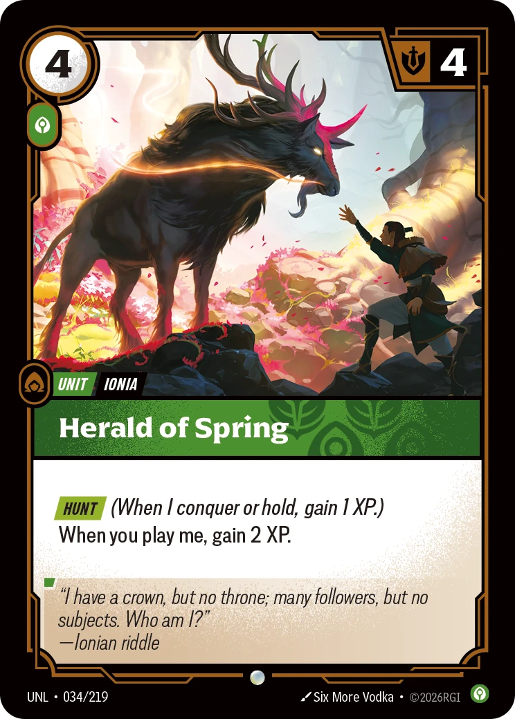 Herald of Spring 卡圖