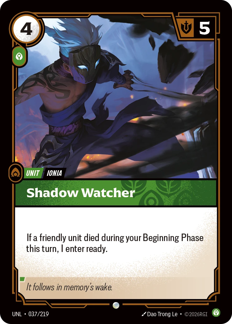 Shadow Watcher 卡圖