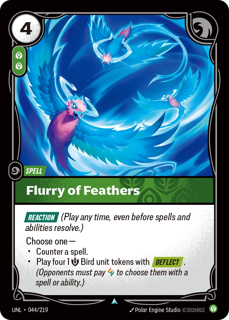 Flurry of Feathers 卡圖