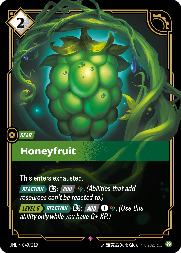 Honeyfruit 卡圖