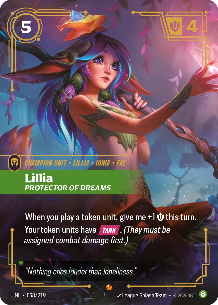 Lillia, Protector of Dreams 卡圖