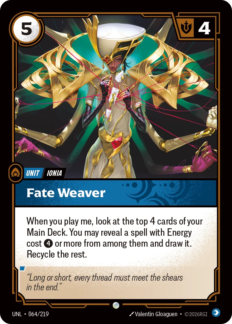 Fate Weaver 卡圖