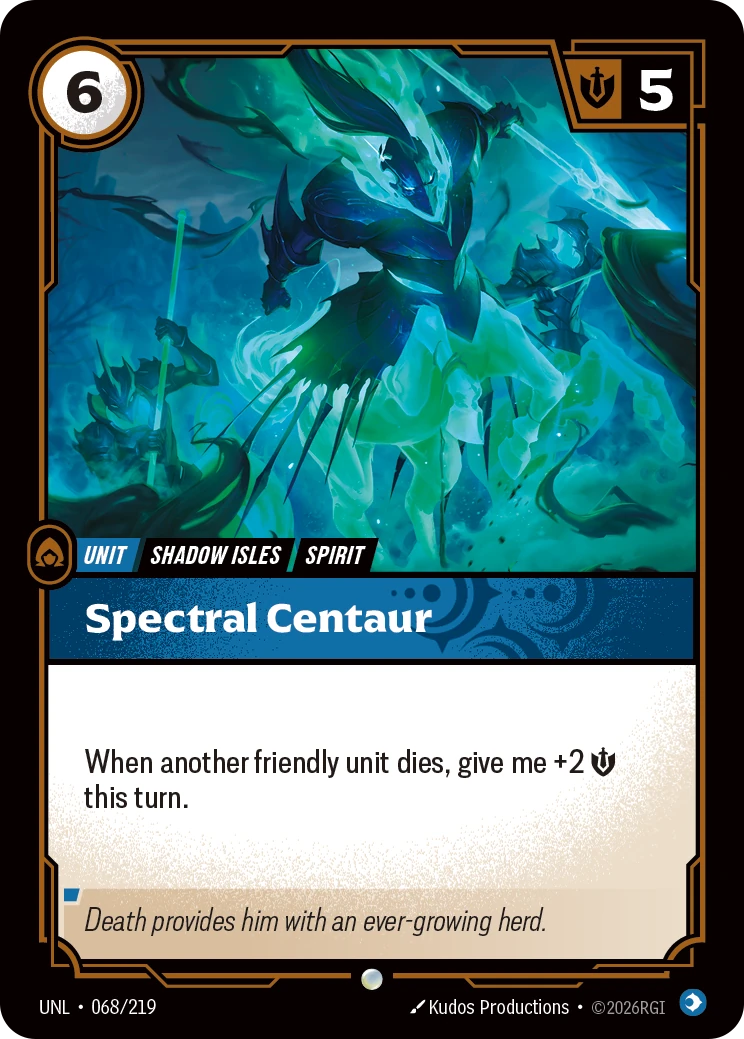 Spectral Centaur 卡圖