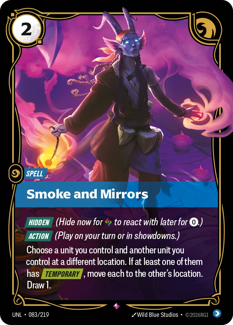 Smoke and Mirrors 卡圖