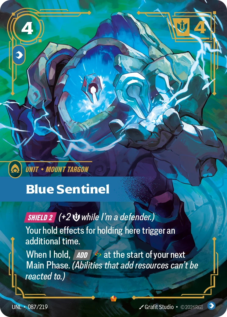 Blue Sentinel 卡圖