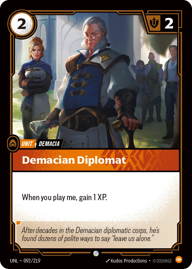 Demacian Diplomat 卡圖