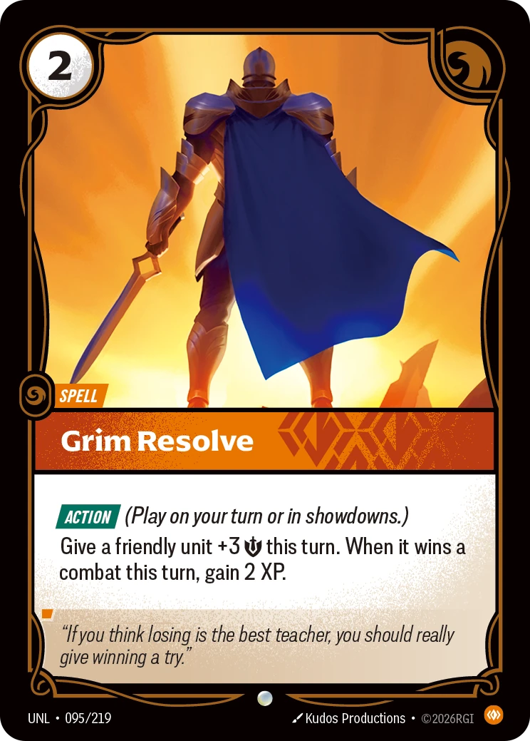 Grim Resolve 卡圖