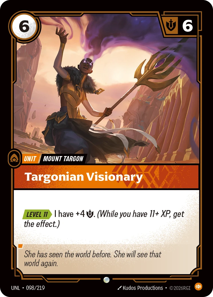 Targonian Visionary 卡圖