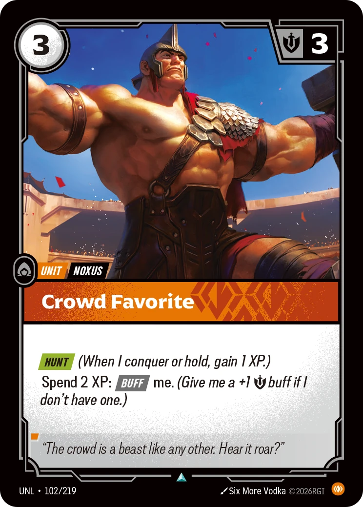 Crowd Favorite 卡圖