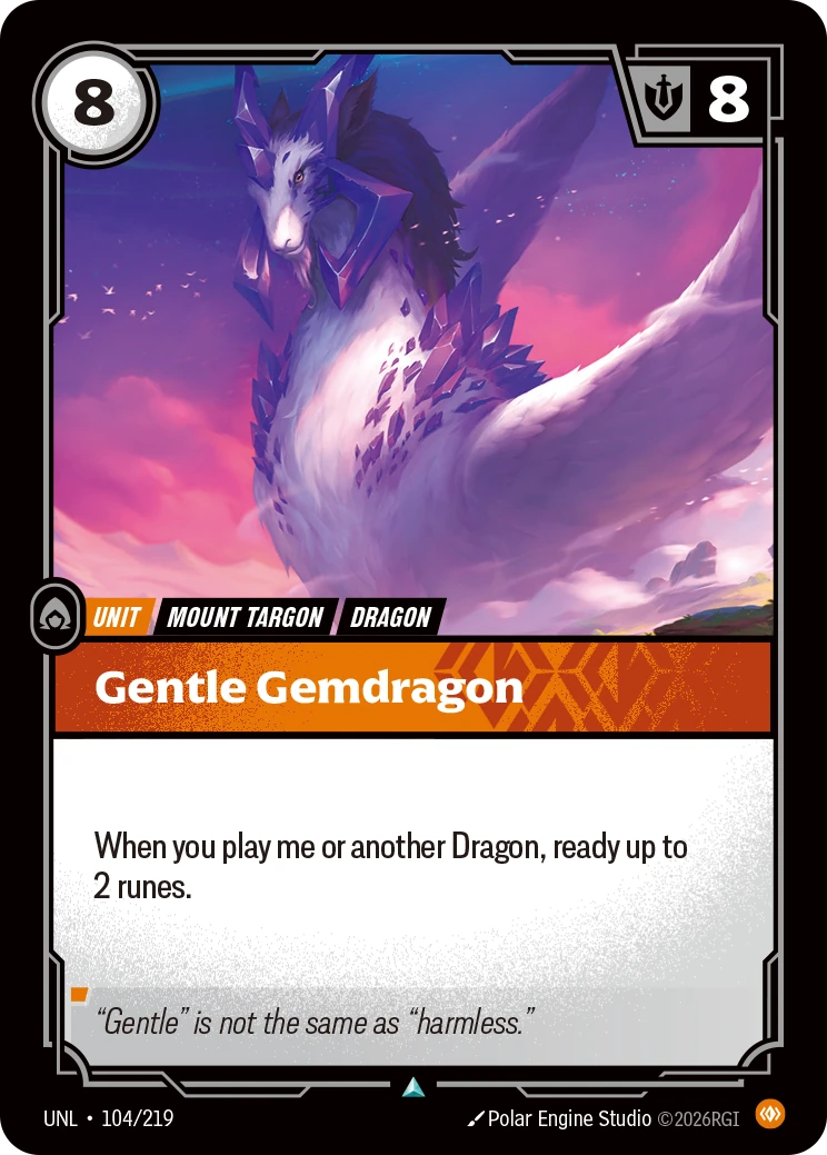 Gentle Gemdragon 卡圖