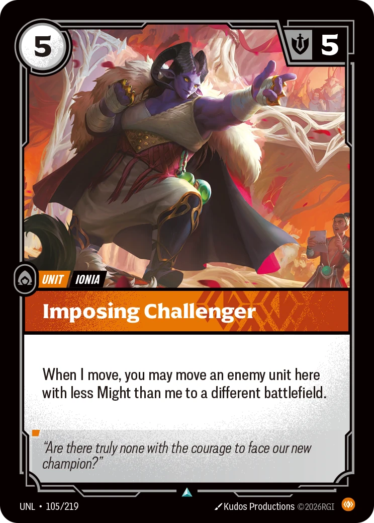 Imposing Challenger 卡圖