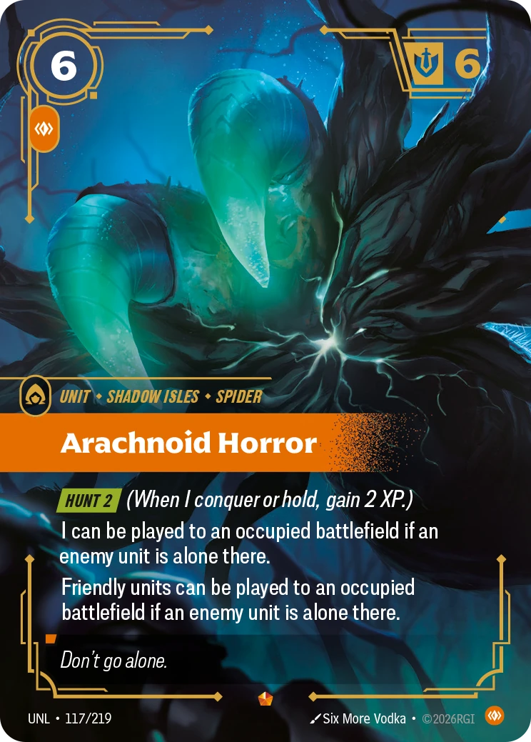 Arachnoid Horror 卡圖