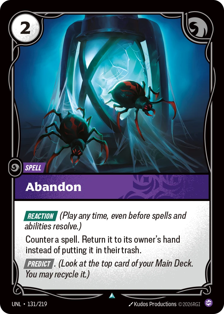 Abandon 卡圖