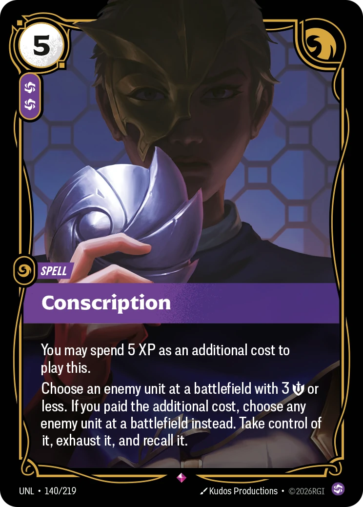 Conscription 卡圖