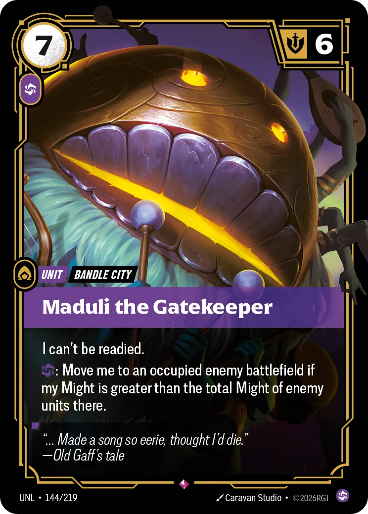Maduli the Gatekeeper 卡圖