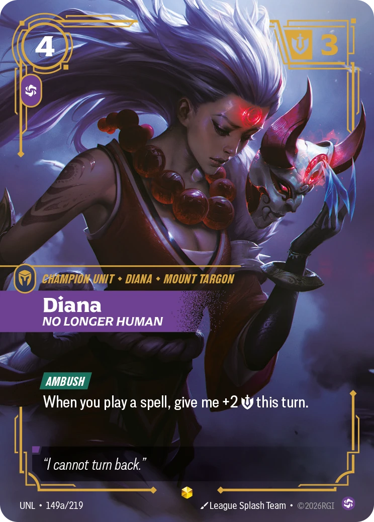 Diana, No Longer Human 卡圖