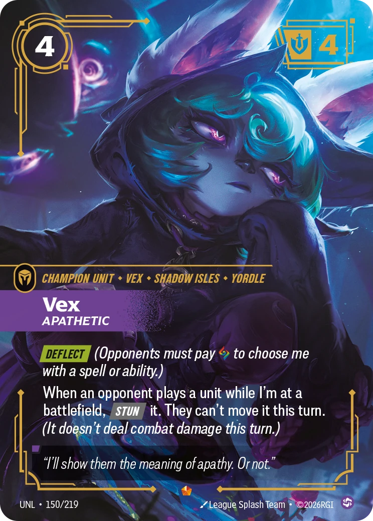 Vex, Apathetic 卡圖