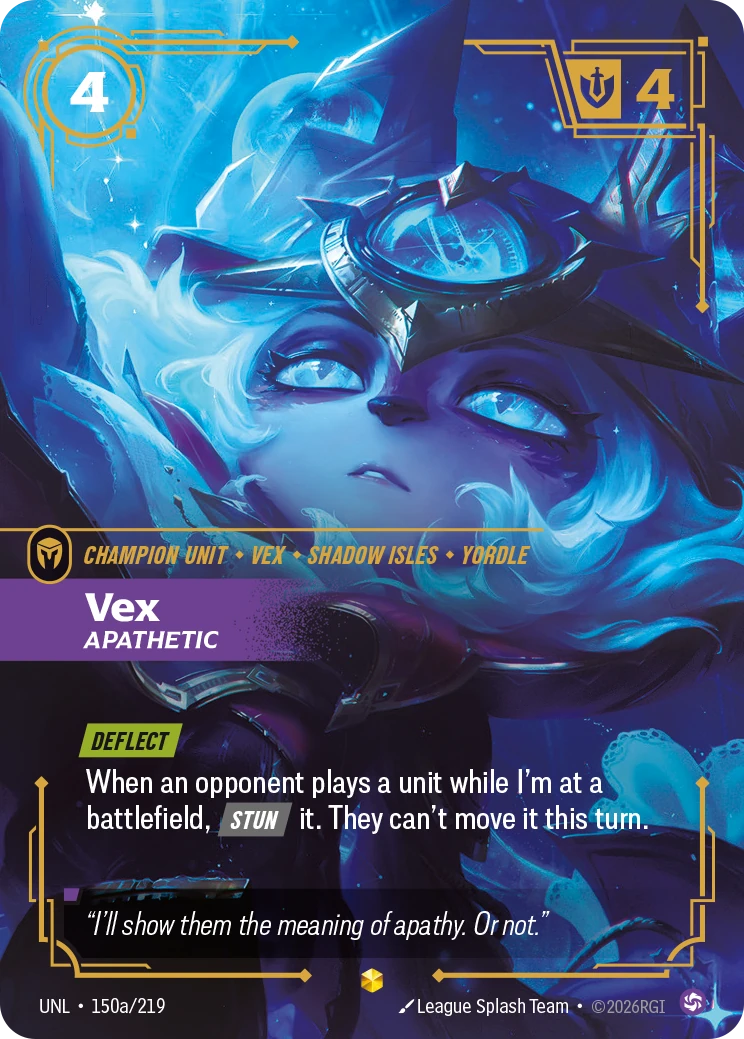 Vex, Apathetic 卡圖